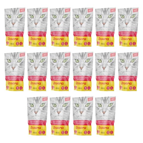 Karma dla kota JOSERA Paté Kurczak z wołowiną 16 x 85 g