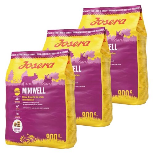 Karma dla psa JOSERA Miniwell Drób 3 x 900 g