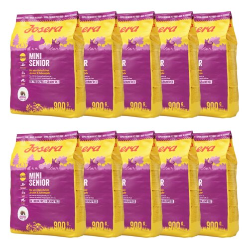 Karma dla psa JOSERA Mini Senior Łosoś 10 x 900 g