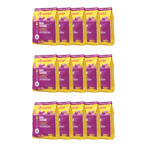Karma dla psa JOSERA Mini Senior Łosoś 15 x 900 g