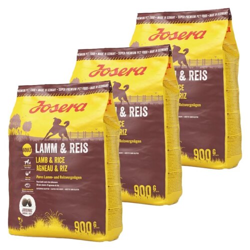 Karma dla psa JOSERA Lamm & Reis Jagnięcina z ryżem 3 x 900 g