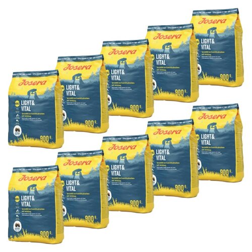 Karma dla psa JOSERA Light & Vital Drób 10 x 900 g