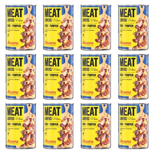 Karma dla psa JOSERA Meat Lovers Menu Kaczka z dynią 12 x 800 g