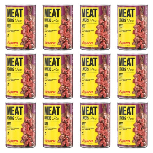 Karma dla psa JOSERA Meat Lovers Pure Wołowina 12 x 800 g