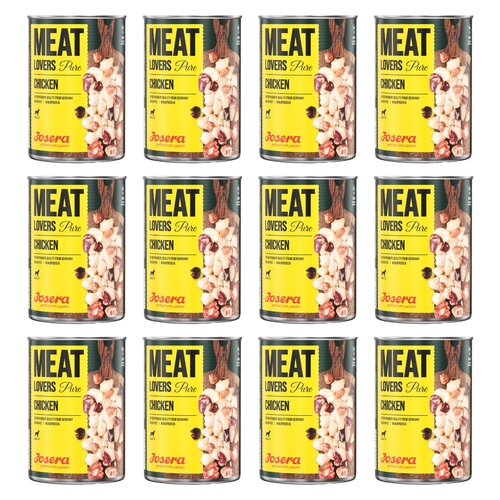 Karma dla psa JOSERA Meat Lovers Pure Kurczak 12 x 400 g