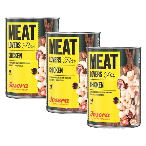 Karma dla psa JOSERA Meat Lovers Pure Kurczak 3 x 800 g
