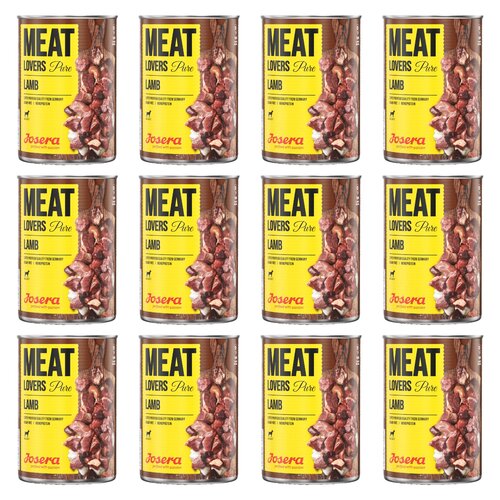 Karma dla psa JOSERA Meat Lovers Pure Jagnięcina 12 x 400 g