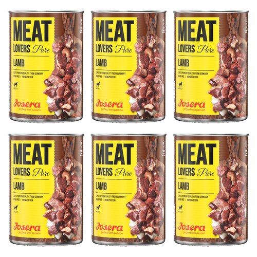 Karma dla psa  JOSERA Meat Lovers Pure Jagnięcina 6 x 800 g