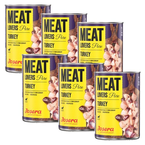 Karma dla psa JOSERA Meat Lovers Pure Indyk 6 x 400 g