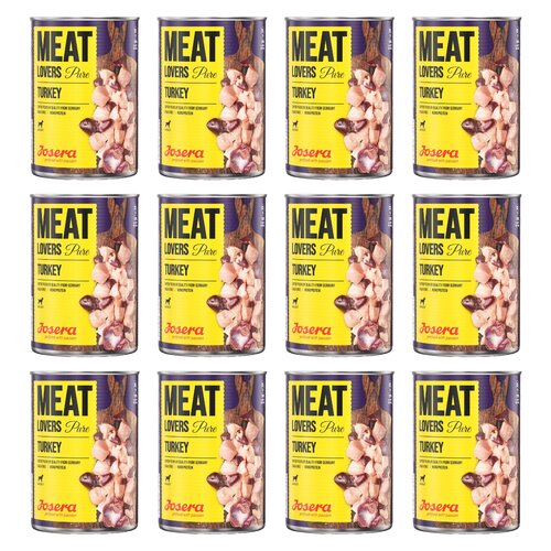 Karma dla psa JOSERA Meat Lovers Pure Indyk 12 x 400 g