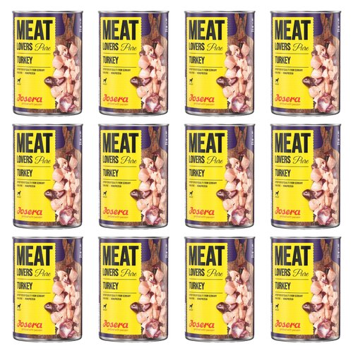 Karma dla psa JOSERA Meat Lovers Pure Indyk 12 x 800 g