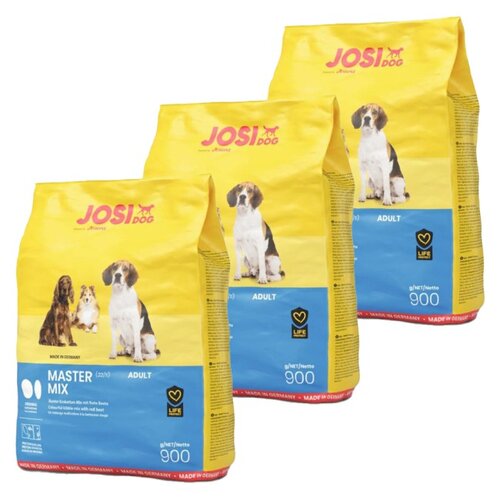 Karma dla psa JOSIDOG Master Mix Drób 3 x 900 g