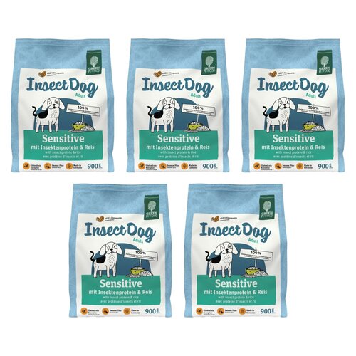Karma dla psa GREEN PETFOOD InsectDog Sensitive Białko owadów z ryżem 5 x 900 g