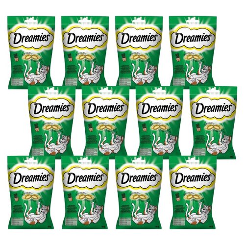 Przysmak dla kota DREAMIES z Nutą Kocimiętki 12 x 60 g
