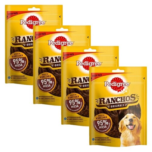Przysmak dla psa PEDIGREE Ranchos Originals Kurczak 4 x 70 g