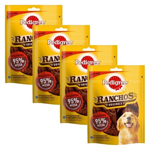 Przysmak dla psa PEDIGREE Ranchos Originals Wołowina 4 x 70 g