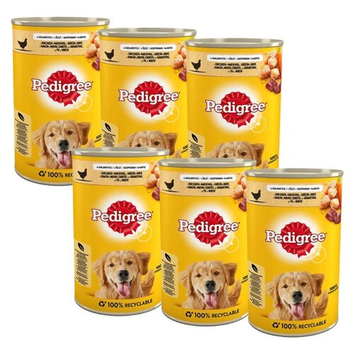 Karma dla psa PEDIGREE Adult Kurczak z marchewką 6 x 1.2 kg