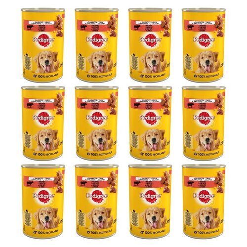 Karma dla psa PEDIGREE Wołowina 12 x 400 g