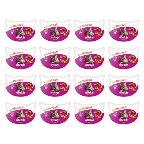 Przysmak dla kota WHISKAS Anti-Hairball Kurczak 16 x 50 g