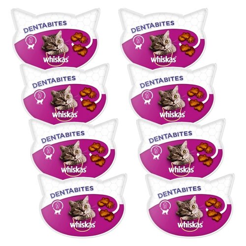 Przysmak dla kota WHISKAS Dentabites z kurczakiem 8 x 40 g