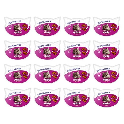 Przysmak dla kota WHISKAS Dentabites z kurczakiem 16 x 40 g