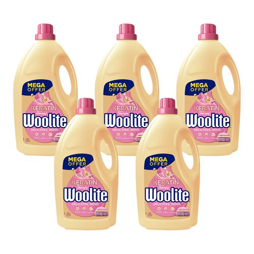 Płyn do prania WOOLITE Keratin Therapy 5 x 4500 ml