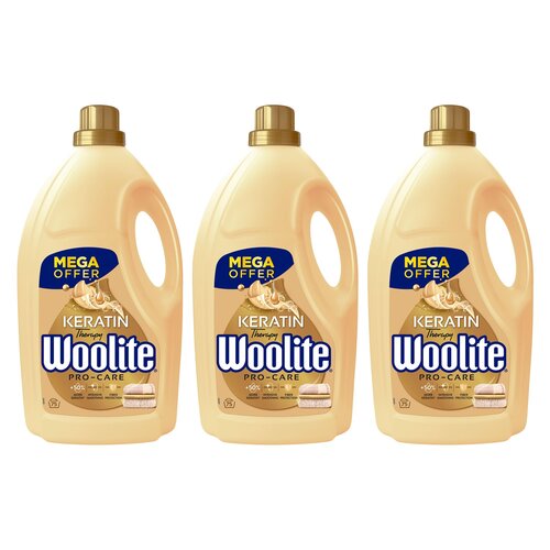 Płyn do prania WOOLITE Keratin Therapy Pro-Care 3 x 4500 ml