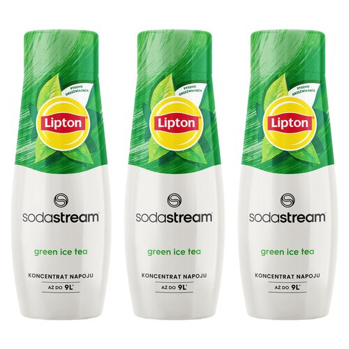 Syrop do saturatorów SODASTREAM Lipton Ice Tea Zielona Herbata 3 x 440 ml