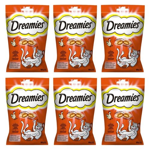 Przysmak dla kota DREAMIES Kurczak 6 x 60 g