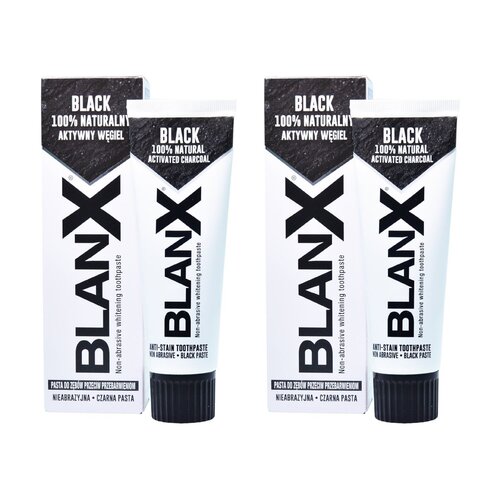 Pasta do zębów BLANX Black Carbone 2 x 75 ml