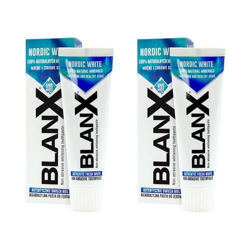 Pasta do zębów BLANX Nordic White 2 x 75 ml