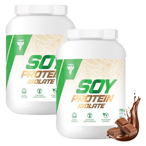 Odżywka białkowa TREC NUTRITION Soy Protein Isolate Czekoladowy (2 x 750 g) Bez laktozy