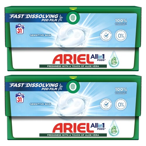 Kapsułki do prania ARIEL All in 1 Pods Sensitive Skin - 62 szt.