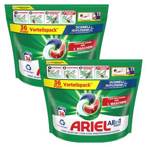 Kapsułki do prania ARIEL All in 1 Pods Universal+ - 72 szt.