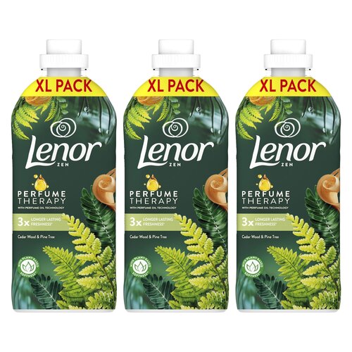 Płyn do płukania LENOR Perfume Therapy Cedar Wood & Pine Tree 3 x 1200 ml