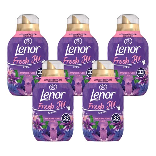 Płyn do płukania LENOR Fresh Air Effect Moonlight Lily 5 x 462 ml