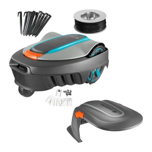 Robot koszący GARDENA Sileno City 500 15002-32 + Garaż GARDENA 15020-20