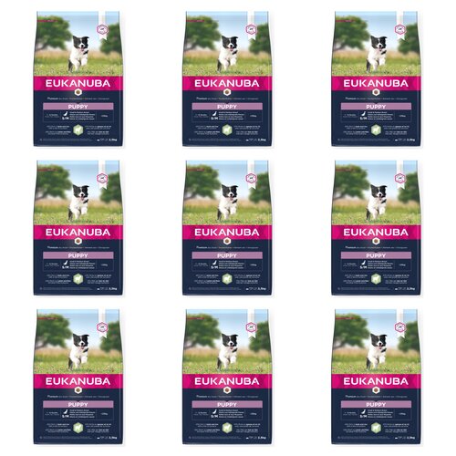 Karma dla psa EUKANUBA Puppy Small & Medium Breeds Jagnięcina z ryżem 9 x 2.5 kg