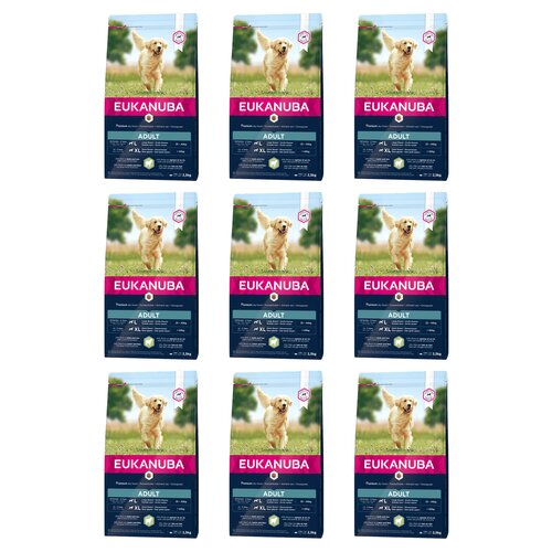 Karma dla psa EUKANUBA Adult Large Breeds Adult Jagnięcina z ryżem 9 x 2.5 kg