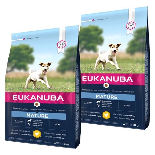 Karma dla psa EUKANUBA Mature Small Breeds Kurczak 2 x 3 kg