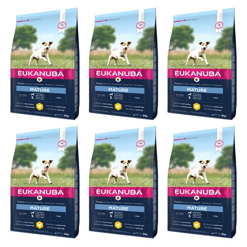 Karma dla psa EUKANUBA Mature Small Breeds Kurczak 6 x 3 kg