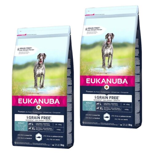 Karma dla psa EUKANUBA Adult Large Breeds Ryby Oceaniczne 2 x 3 kg