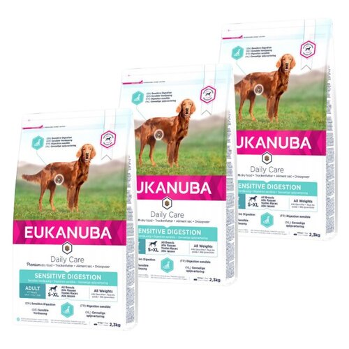 Karma dla psa EUKANUBA Daily Care Sensitive Digestion Kurczak 3 x 2.3 kg