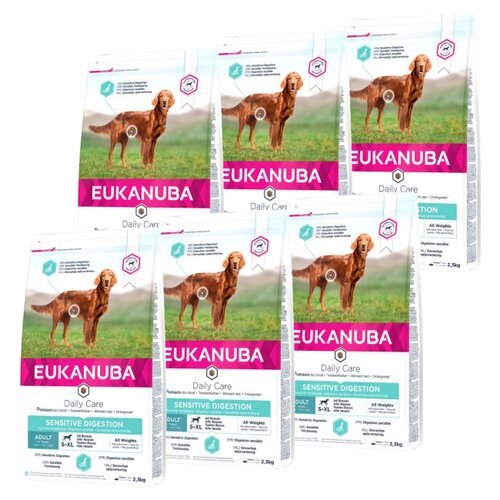 Karma dla psa EUKANUBA Daily Care Sensitive Digestion Kurczak 6 x 2.3 kg