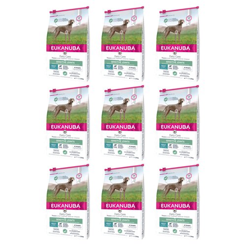 Karma dla psa EUKANUBA Daily Care Sensitive Joints Adult Breeds Kurczak 9 x 2.3 kg
