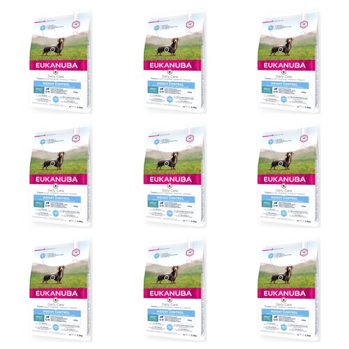 Karma dla psa EUKANUBA Daily Care Weight Control Medium Breeds Kurczak 9 x 2.3 kg