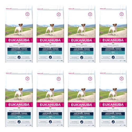 Karma dla psa EUKANUBA Breed Specific Jack Russell Terrier Kurczak 8 x 2 kg
