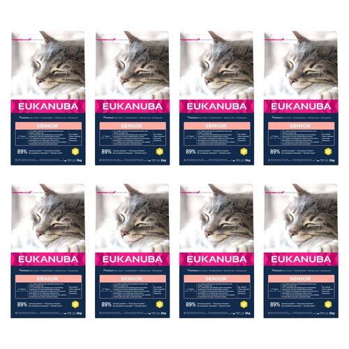 Karma dla kota EUKANUBA Dla Starszych Kotów Kurczak 8 x 2 kg