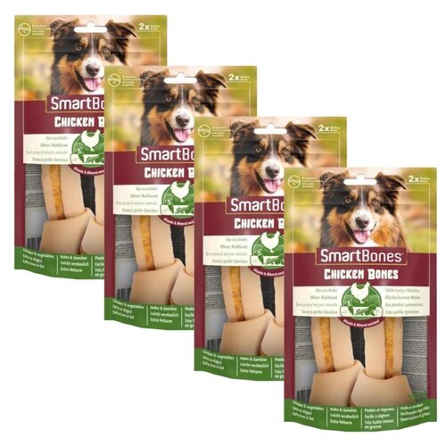 Przysmak dla psa SMART BONES Chicken Bones Medium (8 szt.) 4 x 158 g