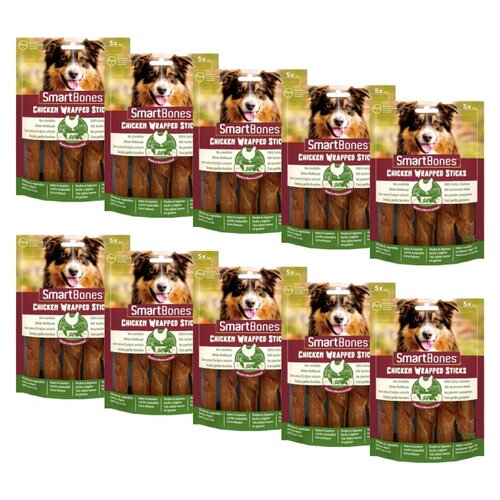 Przysmak dla psa SMART BONES Chicken Wrap Sticks Medium (50 szt.) 10 x 125 g
